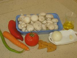 Sebzeli Mantar Yemeği