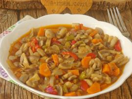 Sebzeli Mantar Yemeği