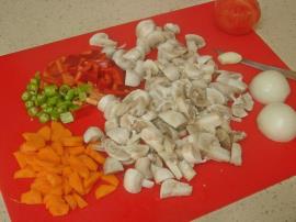 Sebzeli Mantar Yemeği