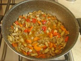 Sebzeli Mantar Yemeği