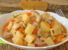 Tavuklu Kereviz Yemeği