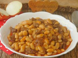 Tencerede Etli Kuru Fasulye