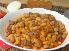 Tencerede Etli Kuru Fasulye