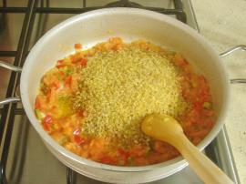 Biberli Bulgur Pilavı