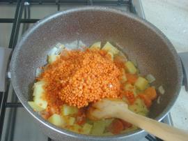 Patatesli Mercimek Çorbası