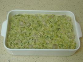 Fırında Kremalı Mantarlı Pırasa