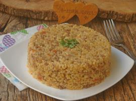 Kıymalı Bulgur Pilavı