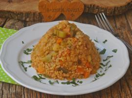 Pırasalı Bulgur Pilavı