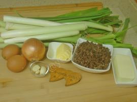 Fırında Kıymalı Pırasa