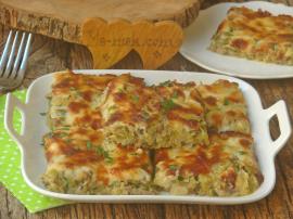 Fırında Kıymalı Pırasa