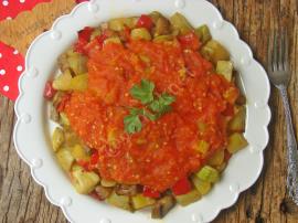 Fırında Sebze Kızartması