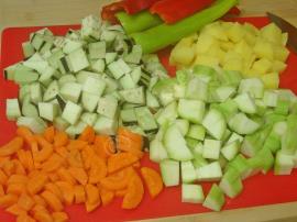 Fırında Sebze Kızartması