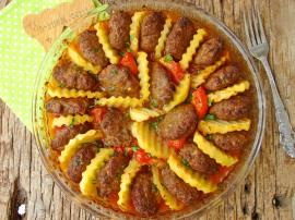 Köfteli Patates Dizmesi