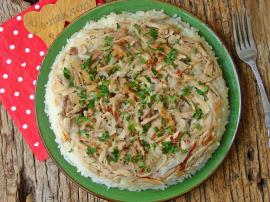 Soğanlı Tavuklu Pilav