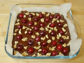 Vişneli Çikolatalı Brownie