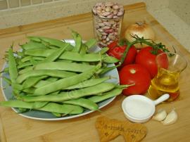 Zeytinyağlı Barbunyalı Taze Fasulye