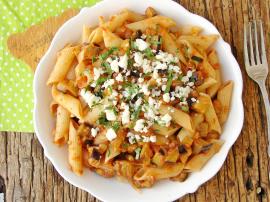 Patlıcanlı Makarna