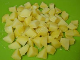 Tavada Haşlanmış Patates Kızartması