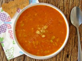 Domatesli Kabak Çorbası