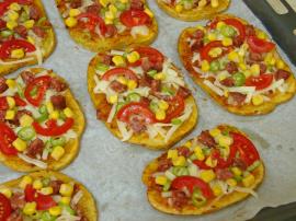 Hamursuz Pizza Dilimleri