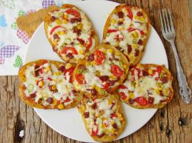 Hamursuz Pizza Dilimleri