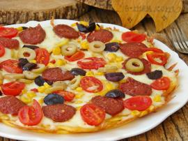 Tavada Patates Pizzası