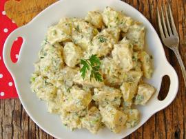 Hardallı Patates Salatası