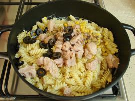 Kremalı Ton Balıklı Makarna