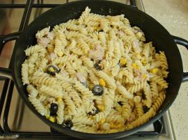 Kremalı Ton Balıklı Makarna