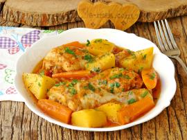 Tencerede Sulu Tavuk Yemeği