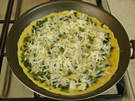 Ispanaklı Peynirli Omlet