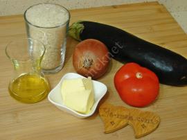 Patlıcanlı Pirinç Pilavı