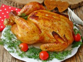 Fırın Poşetinde Bütün Tavuk