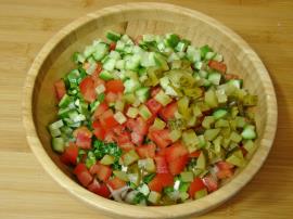 Kuru Fasulye Salatası