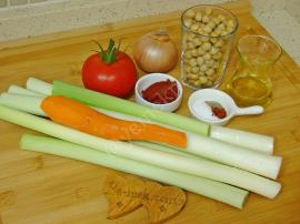 Nohutlu Pırasa Yemeği