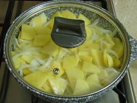 Tavada Kremalı Patates