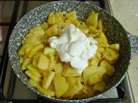 Tavada Kremalı Patates