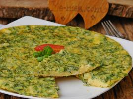 Taze Soğanlı Omlet