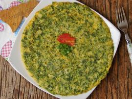 Taze Soğanlı Omlet