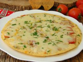 Domatesli Omlet