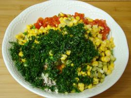 Sebzeli Tavuk Salatası