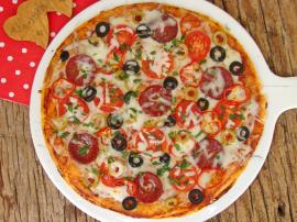 Evde Yapabileceğiniz, En Kolay, En Pratik Pizza : Fırında Lavaş Pizza