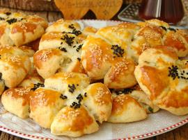 Mayasız Çiçek Poğaça