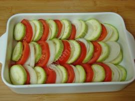 Fırında Kabak Dizme