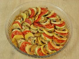 Fırında Sebze Dizmesi