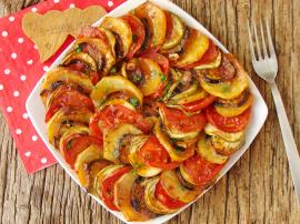 Fırında Sebze Dizmesi