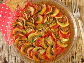 Fırında Sebze Dizmesi