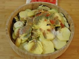 Fırında Sebze Dizmesi