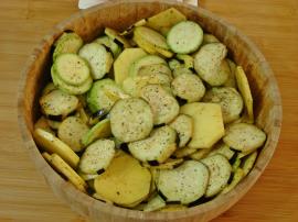 Fırında Sebze Dizmesi