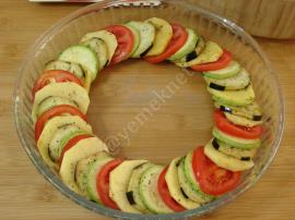 Fırında Sebze Dizmesi